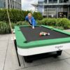 Pooltafel voor buiten model Solid 35 Deze outdoor pooltafel is speciaal ontworpen voor langdurig buitengebruik, met een robuuste constructie die bestand is tegen regen, wind, felle zon, UV-straling en vorst – perfect voor alle seizoenen